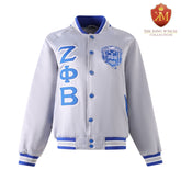 Zeta Silver Bomber Jacket Unisex Fit